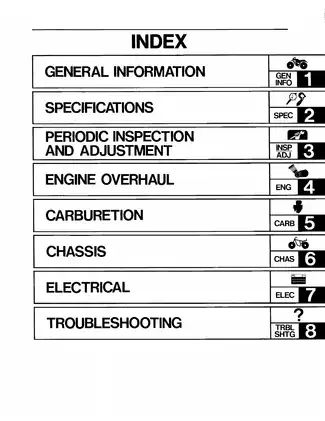 2004-2010 Yamaha Grizzly 125 Automatic service manual Preview image 5