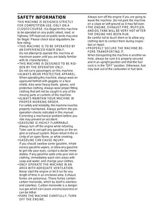 Yamaha YZ250Y Owner's Service Manual (2008 Edition) Preview image 5