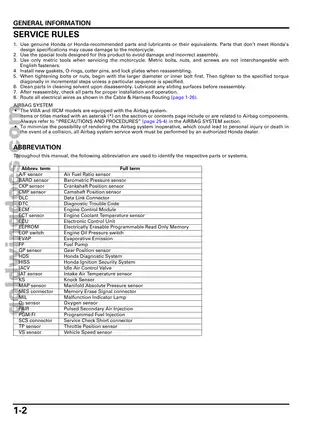 2006 Honda GL 1800 Gold Wing repair manual Preview image 5