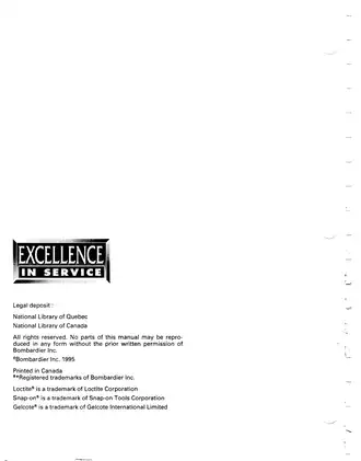 Comprehensive Bombardier Sea-Doo Watercraft Shop Manual Preview image 3