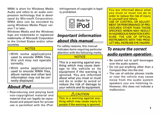2008-2009 Scion xB owner´s manual Preview image 3