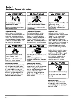 Kohler Command 18 hp, 20 hp, 22 hp, 25 hp horizontal crankshaft service manual Preview image 4