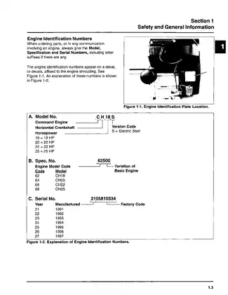 Kohler Command 18 hp, 20 hp, 22 hp, 25 hp horizontal crankshaft service manual Preview image 5