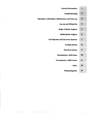 Yanmar Diesel Inboard Shop Manual: One, Two & Three Cylinder Engines Preview image 2