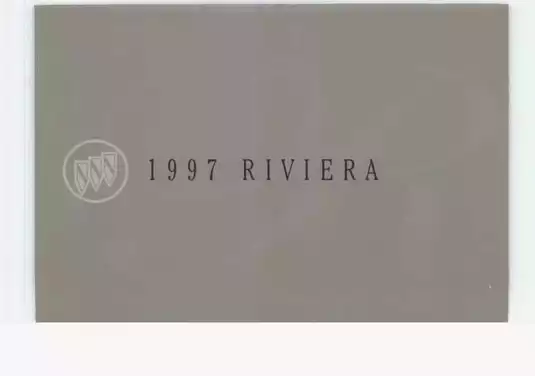 1995-1999 Buick Riviera owner´s manual