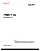 Xerox Phaser 6280 Color Laser Printer Service Manual (P/N 701P48435) – preview page 2