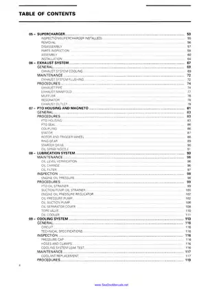 2006 Bombardier GTI, GTI-SE, GTX, GTX SUPERCHARGED, GTX LTD, GTX Wake, RXP, RXT Sea-Doo shop manual Preview image 3