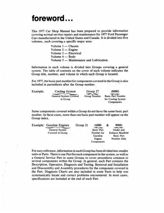 1977-1979 Ford Thunderbird shop manual Preview image 3