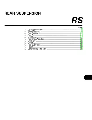 2001 Subaru Legacy repair manual Preview image 3