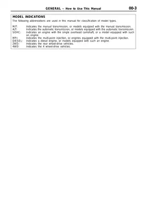 1997-2002 Mitsubishi Triton L200 repair manual Preview image 4