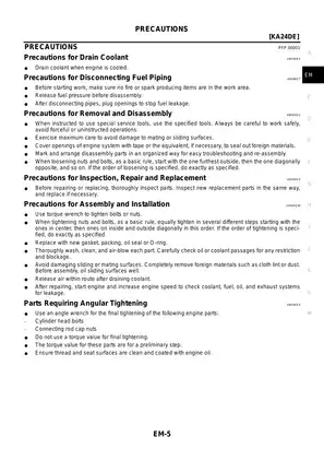 1986-1997 Nissan Navara D21 repair manual Preview image 5