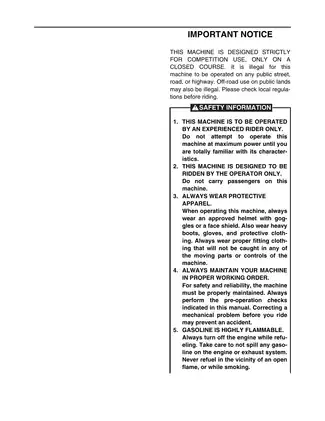 Yamaha YZ450F Service Manual (2023 Edition) - Complete Guide for Maintenance and Repair Preview image 5