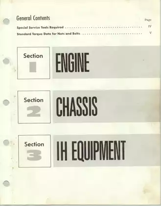 International Cub Cadet Tractor Service Manual (Models 73, 106, 107, 126, 127, 147) Preview image 3