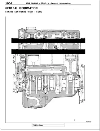 1992 Mitsubishi 4G61, 4G63, 4G64 engine manual Preview image 2