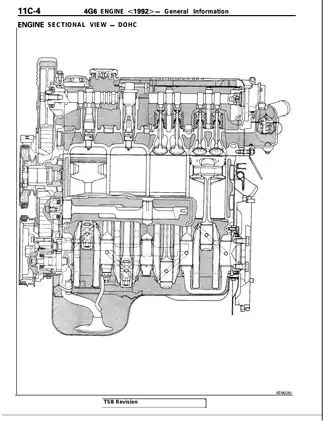 1992 Mitsubishi 4G61, 4G63, 4G64 engine manual Preview image 4