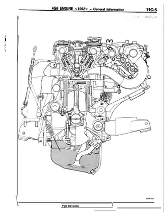 1992 Mitsubishi 4G61, 4G63, 4G64 engine manual Preview image 5