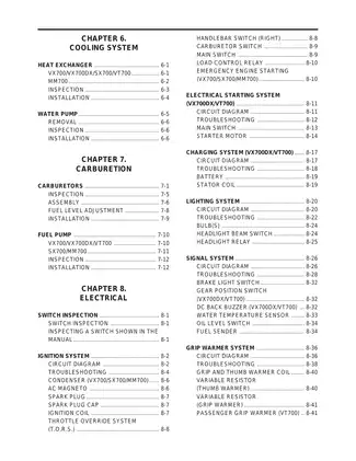 2002-2006 Yamaha SX Viper 700, SX Viper ER,  SX Viper Mountain, SX Viper S repair manual Preview image 4