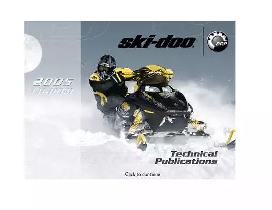 2005 Ski Doo GSX, MXZ, GTX, Legend, Rev,Sumnit, Renegade, Adrenaline, Fan, GSX, Sport, Expedition, Skandic, Mini-Z repair manual