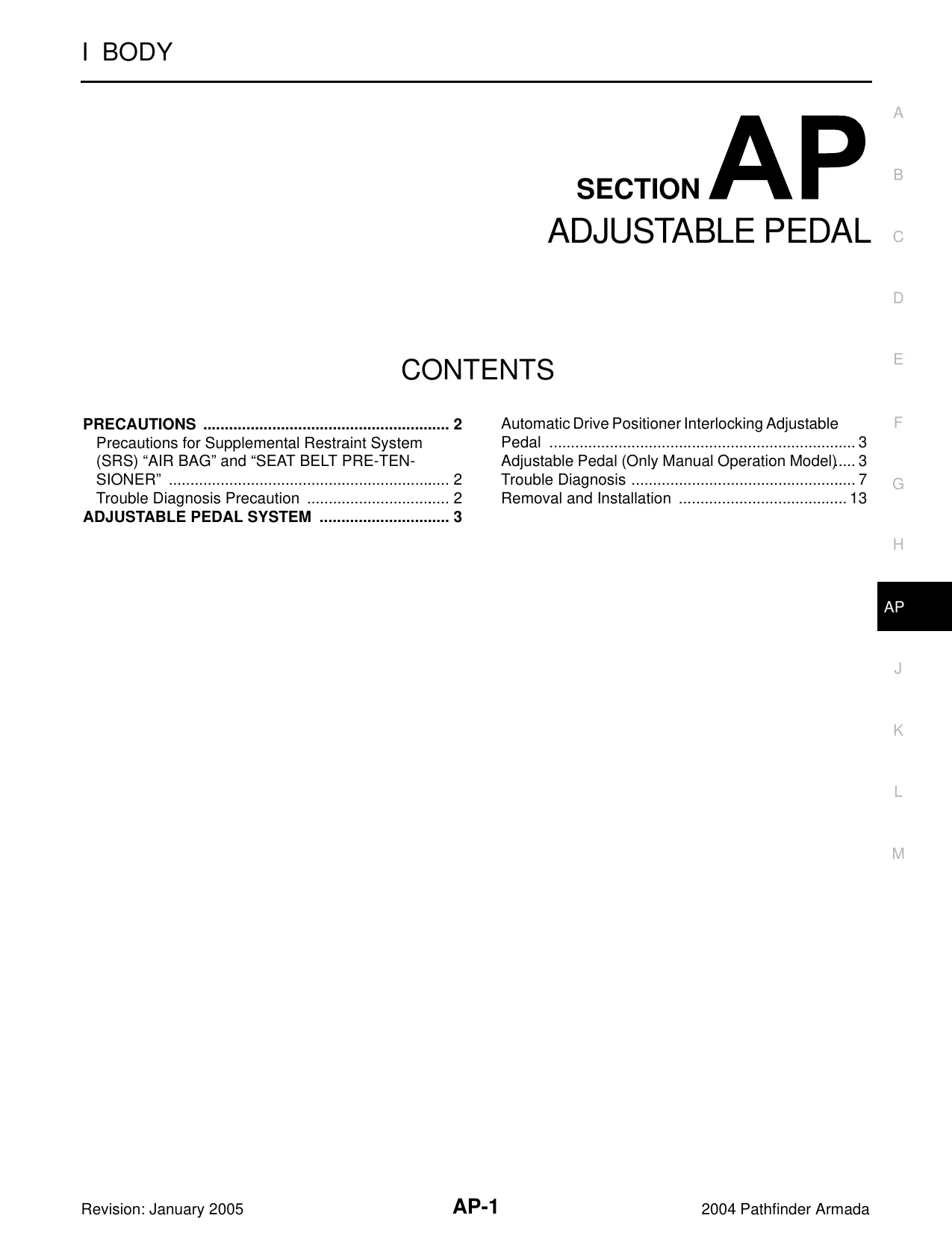 2004-2009 Nissan Armada manual