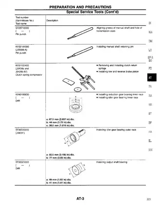 1994-1998 Nissan Quest XE, GXE, SE Automatic Transaxle manual Preview image 5
