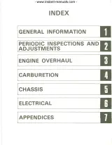 1983–1987 Yamaha YTM200K Tri-Moto Service Manual (P/N YU-08037 YM-33278) – preview page 1