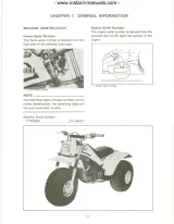 1983–1987 Yamaha YTM200K Tri-Moto Service Manual (P/N YU-08037 YM-33278) – preview page 3