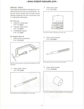 Yamaha YTM200K Service Manual - Comprehensive Guide for Repair and Maintenance Preview image 4