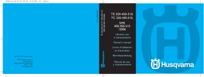 Preview: Husqvarna TE 250, TC 450, SMR 510, TE 450, TC 510 2006 Workshop Manual (P/N 8000 A5910)