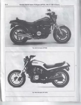 Honda V45/65 Sabre & Magna Owners Workshop Manual (1982-1988) Preview image 4
