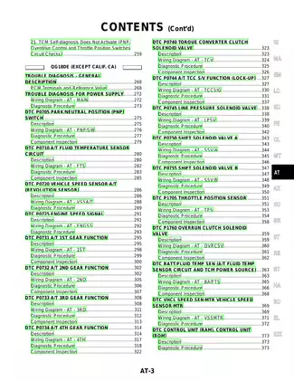 2000-2006 Nissan Sentra Automatic Tranxaxle manual Preview image 3
