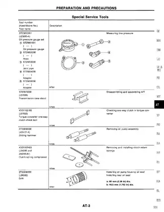 1994-1997 Nissan D21 compact pickup truck Automatic Transmission manual Preview image 3