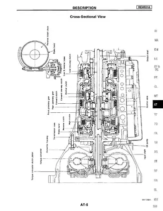 1994-1997 Nissan D21 compact pickup truck Automatic Transmission manual Preview image 5