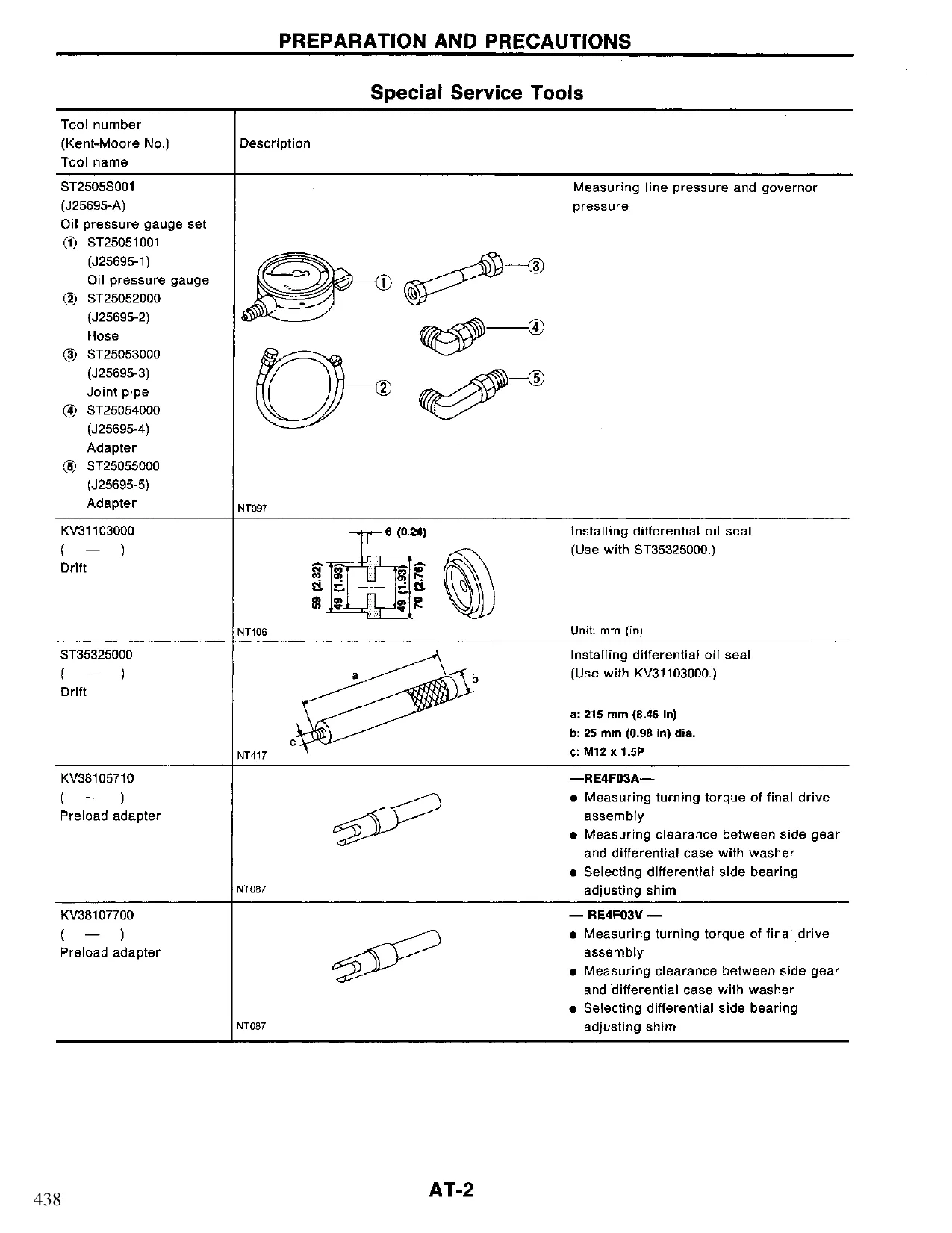 1994-1996 Infiniti G20 Automatic Transaxle manual Preview image 2