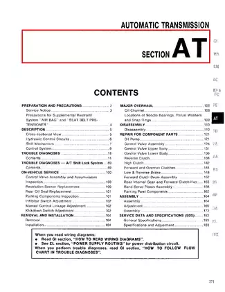 1994-1997 Infiniti J30 shop manual Preview image 1