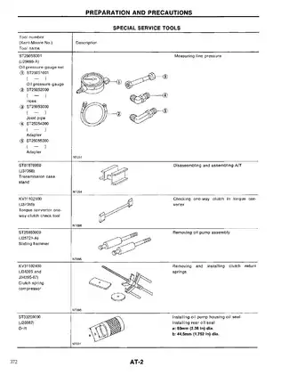 1994-1997 Infiniti J30 Automatic Transmission manual Preview image 2