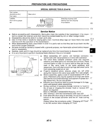 1994-1997 Infiniti J30 shop manual Preview image 3