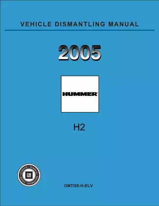 2005 Hummer H2 manual Preview image 1