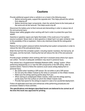 2005 Hummer H2 Vehicle dismantling manual Preview image 2