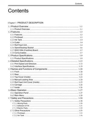 Canon imagePROGRAF iPF5100 large-format inkjet printer service manual Preview image 5