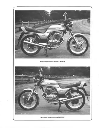 Honda CB250N & CB400N Super Dreams Owners Manual: A Complete Workshop Guide Preview image 5