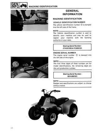 Yamaha ATV Service Manual: Comprehensive Maintenance and Repair Guide Preview image 4