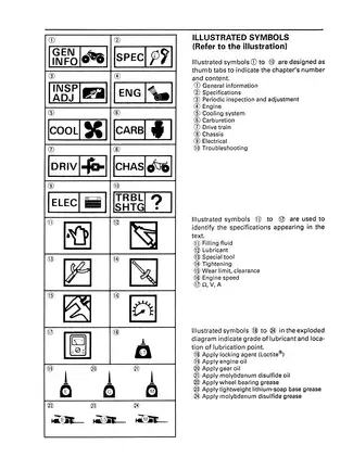 1992-2001 Yamaha Badger 80, YFM80 repair manual Preview image 2