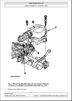 2001-2006 Honda CR-V service manual Preview image 4