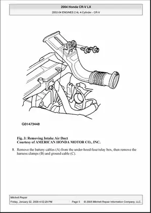 2001-2006 Honda CR-V service manual Preview image 5