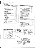 Honda Prelude manual OEM, covers 1991–1996 (First edition, 9/92) – preview page 3