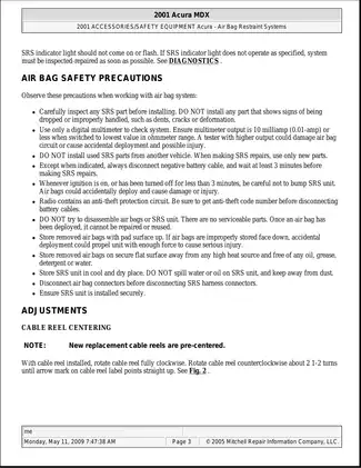 2001-2002 Acura MDX repair manual Preview image 3