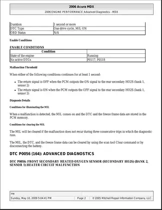 2003-2006 Acura MDX repair manual Preview image 2