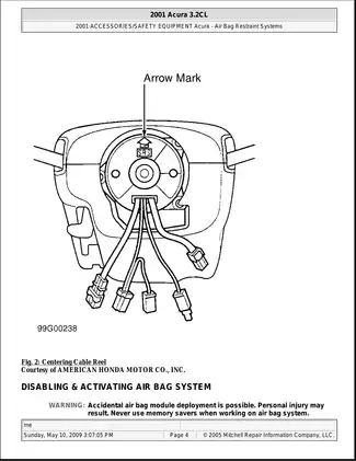 2001-2003 Acura 3.2 CL repair manual Preview image 4