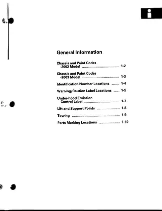 2002-2006 Acura RSX repair and service manual Preview image 2