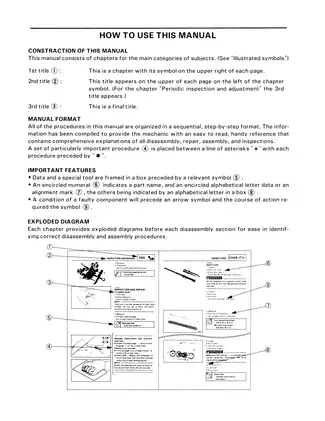 2002-2008 Yamaha Raptor 80, YFM80W repair manual Preview image 1